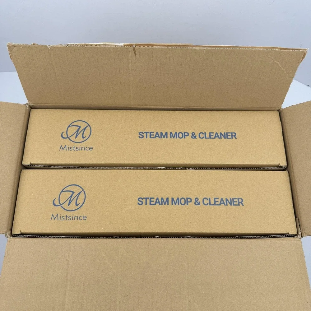 Mistsince‎ Steam Mop & Cleaner 2-In-1 Handheld 3 Levels 1200W White Open Box